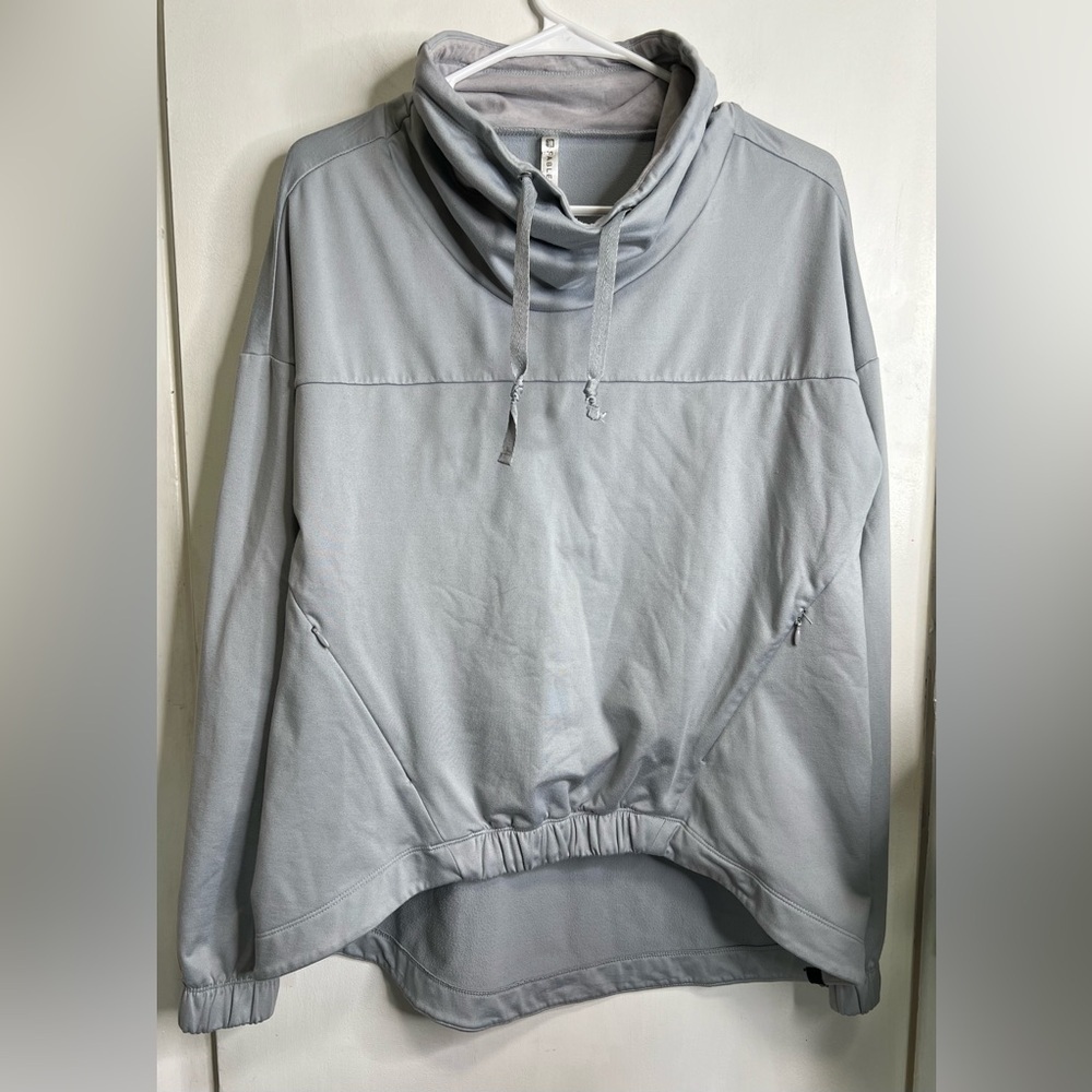 Fabletics Pullover Gray Sweatshirt Oversized - image 1